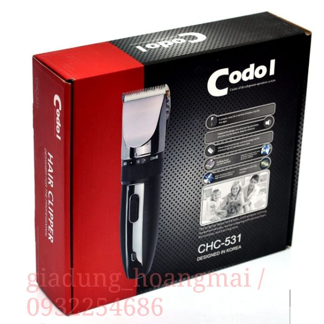 TÔNG ĐƠ CẮT TÓC CODOL CHC 531 CHUYÊN NGHIỆP