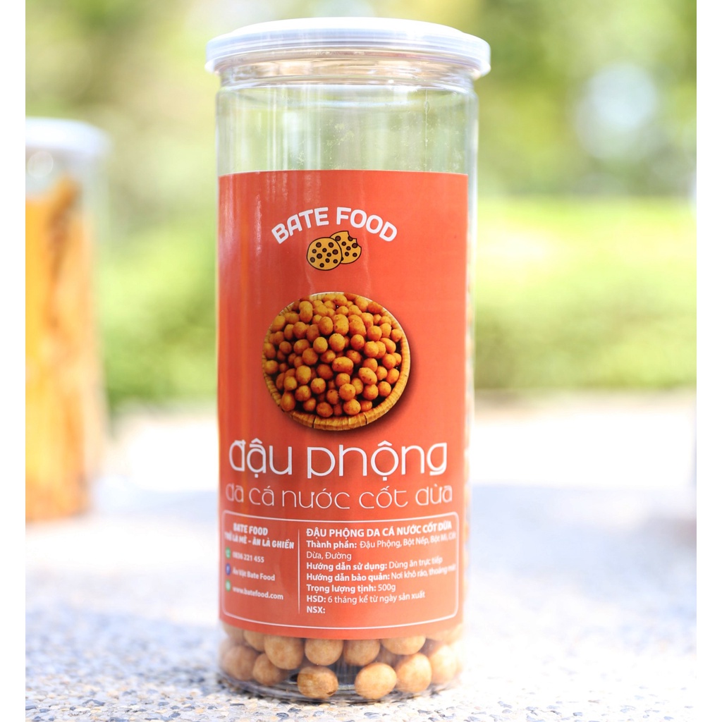 Đậu Phộng Da Cá Nước Cốt Dừa Hũ 500g