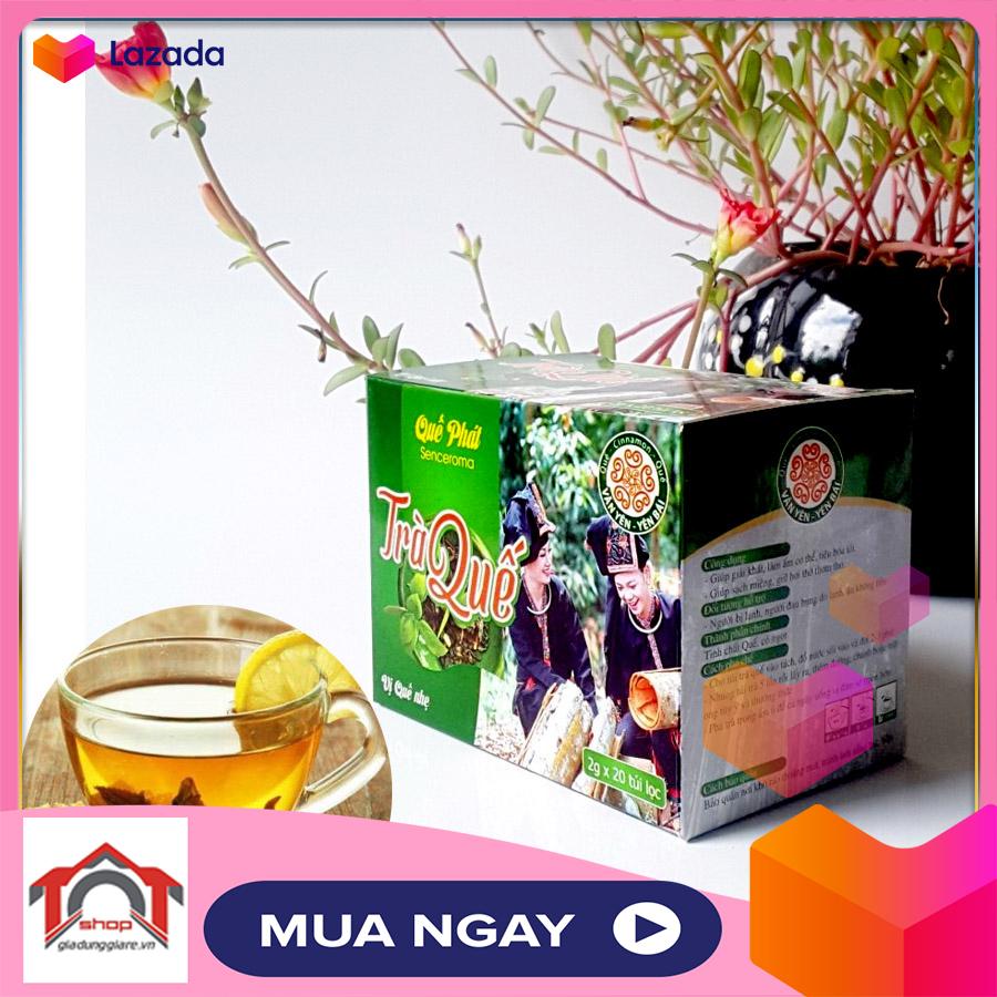 Hộp Trà quế Quế Phát 40g (20 túi lọc 2g) - Vị quế nhẹ