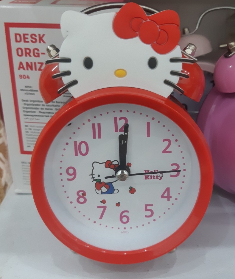 Đồng hồ báo thức gõ chuông Hello Kitty