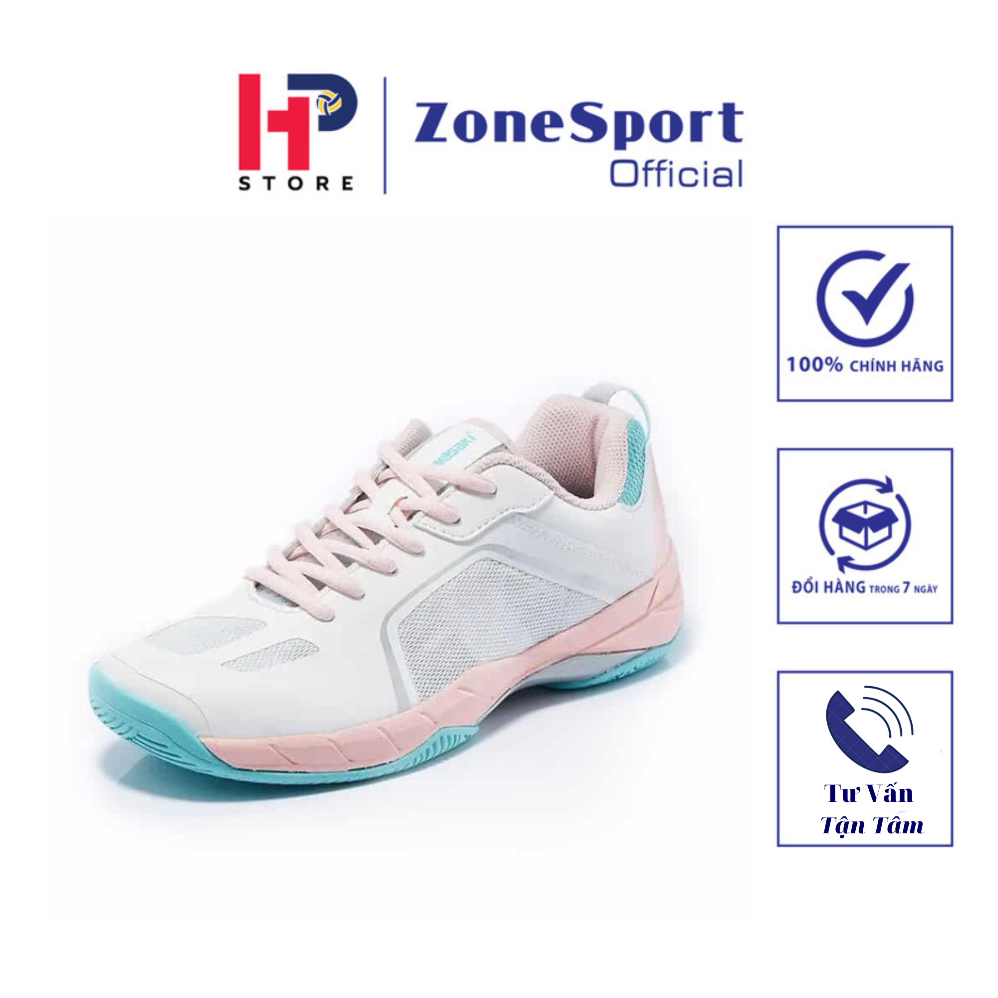 Giày Kawasaki Nữ K368 Hồng - Giày Cầu Lông, Tennis
