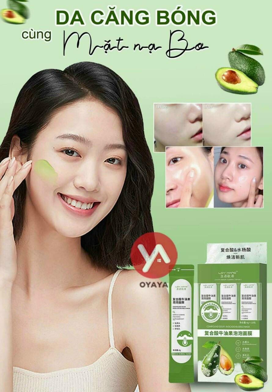 MẶT NẠ SỦI BỌT TINH CHẤT BƠ - CÀ RỐT