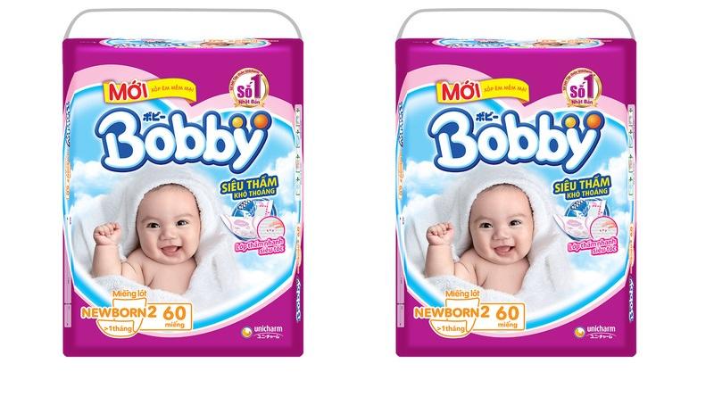 Tã giấy Bobby Newborn 2 (60 miếng)