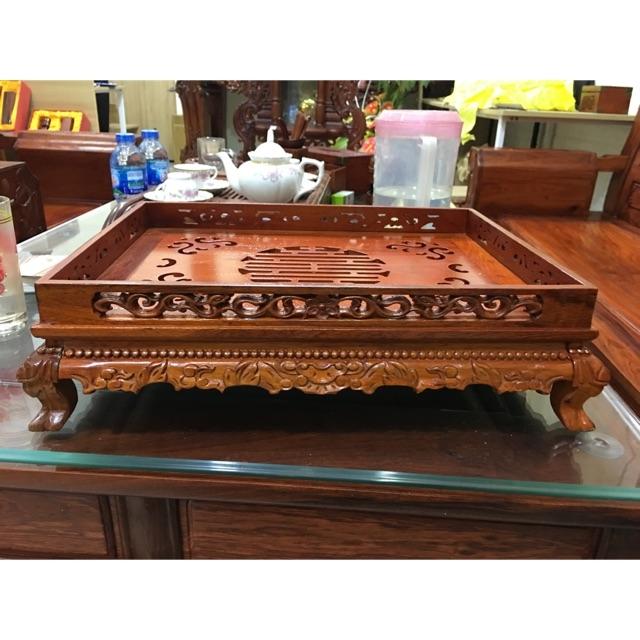 Khay trà gỗ hương cao cấp (PL)