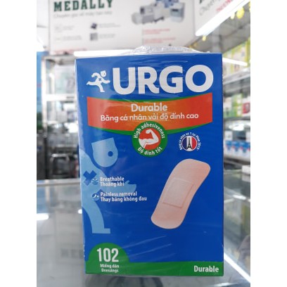 [HCM]BĂNG KEO CÁ NHÂN VẢI ĐỘ DÍNH CAO URGO