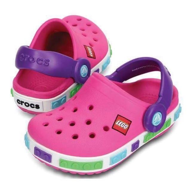 Sục nhựa Lego Crocs trẻ em