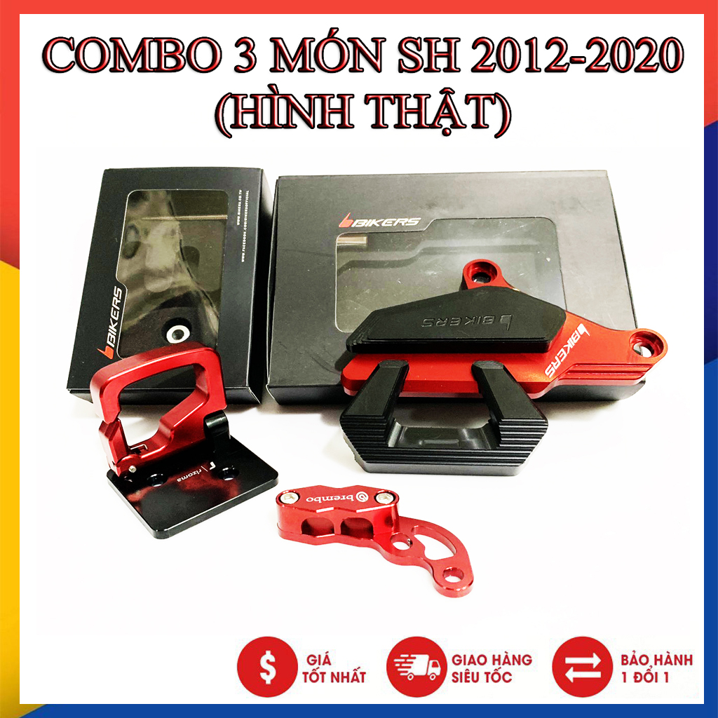 COMBO 3 MÓN CHO SH 2012-2020 ( HÀNG CNC ĐẸP Y HÌNH)