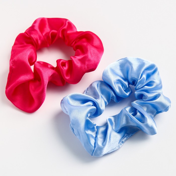 Cột Tóc Vải Dây Buộc Tóc Scrunchies Nhiều Màu Satin
