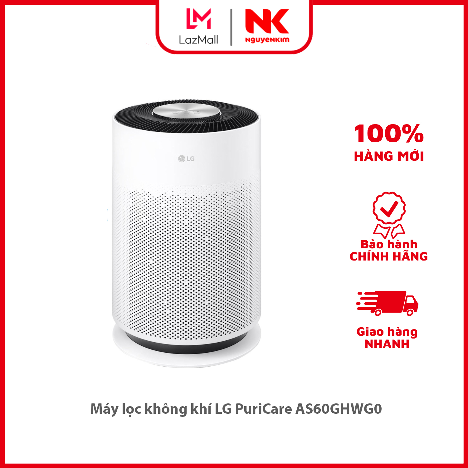 Máy lọc không khí lg puricare as60ghwg0