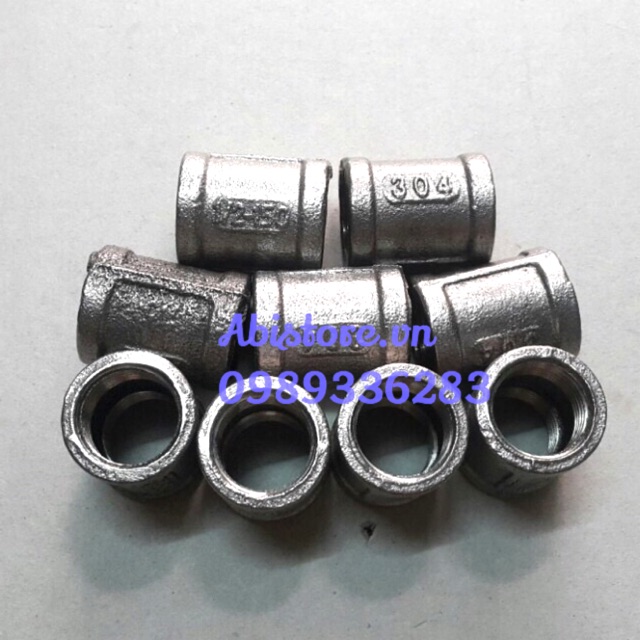 1 cái măng xông ren 15 , măng sông phụ kiện đường ống nối ren đẹp