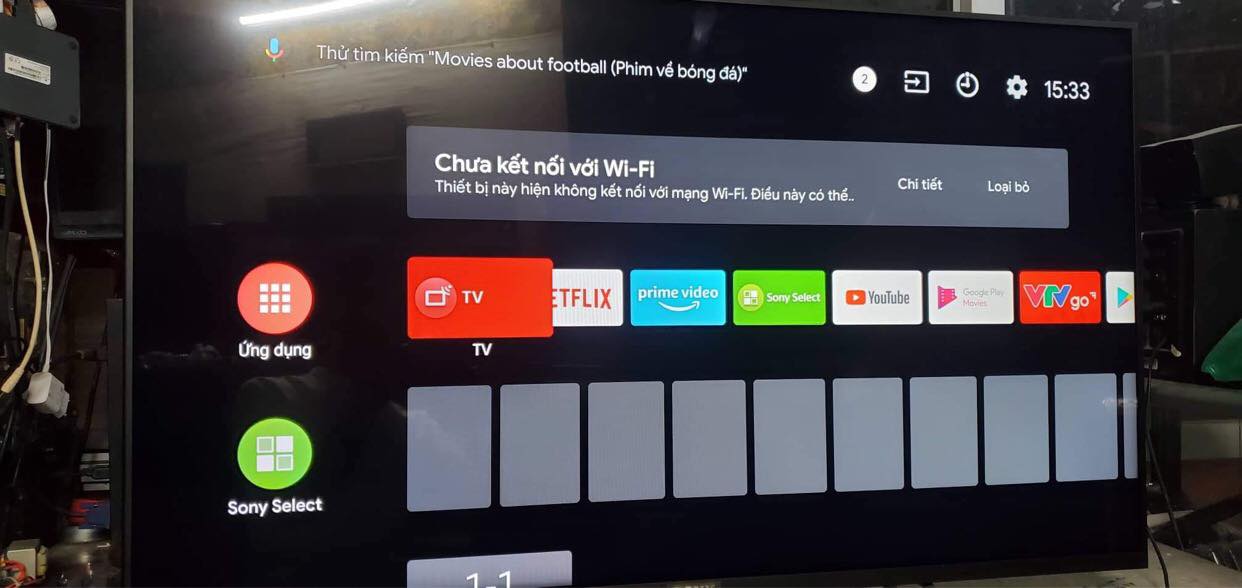 Android Tivi Sony 43 inch bắt wifi,youtobe cực nhanh