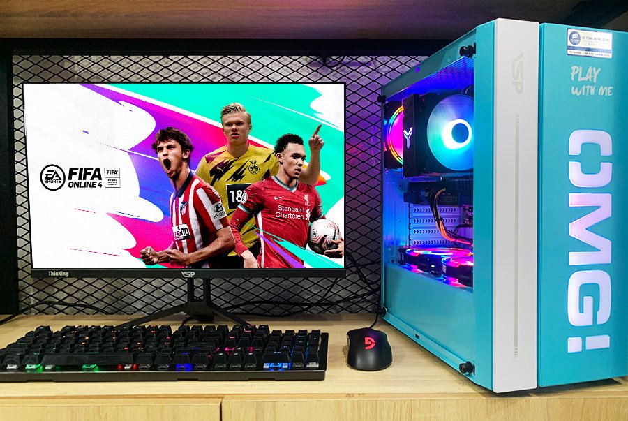 PC gaming i5 10400f ram 16G VGA 2060 6G chiến mọi thể loại game LOL, FIFA