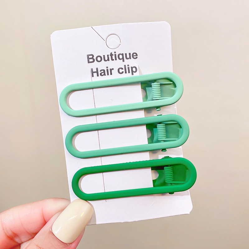 Set 3 kẹp tóc ,kẹp mái nhiều màu cho nữ mới nhất