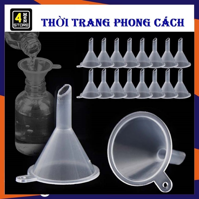 Phễu nhựa trong suốt chiết mỹ phâm , chất lỏng nhỏ gọn tiện lợi - phễu chiết rót nước hoa - phễu nhỏ chiết mỹ phẩm, tinh dầu