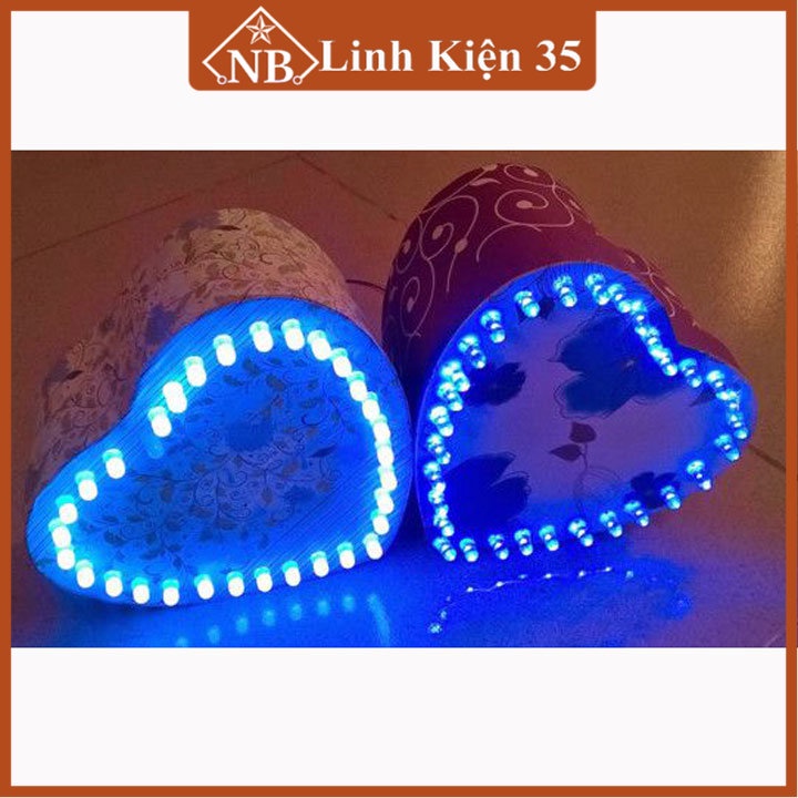 Mica trái tim 32 Led/Led RGB hiệu ứng đa dạng