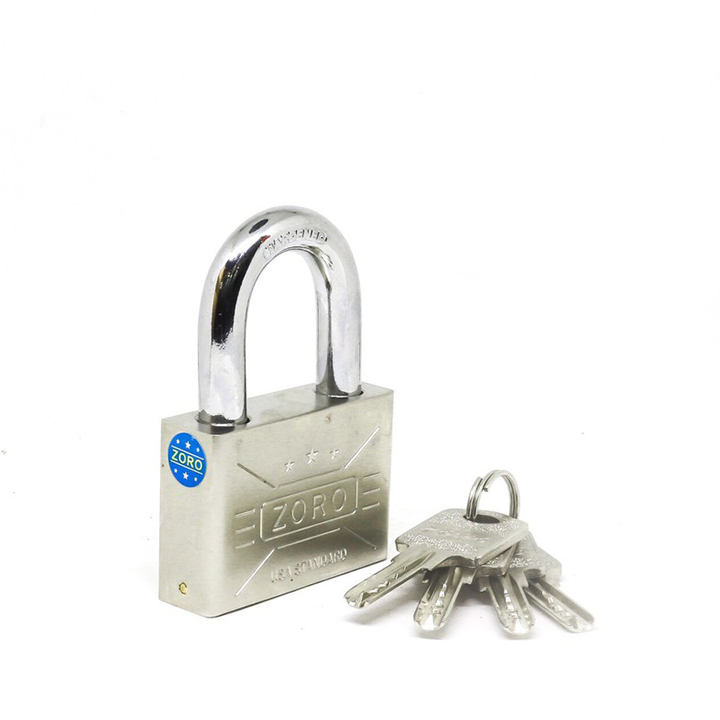 Ổ Khóa ZORO Size đại 5P Trắng ( Chìa Muỗng )
