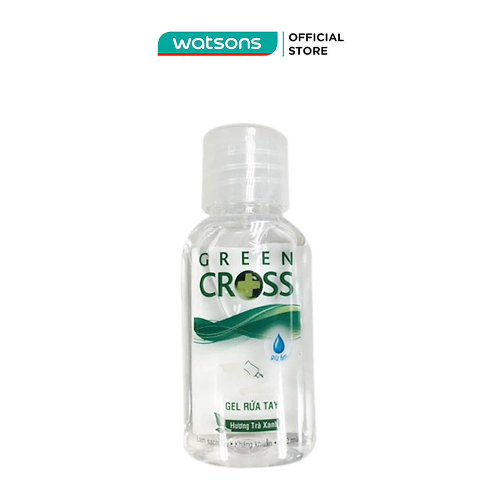 Gel rửa tay khô green cross làm sạch tay kháng khuẩn khử mùi hương trà xanh 60ml