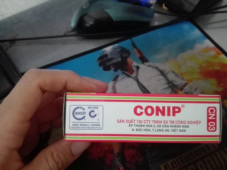 Ổ cắm điện 3 lổ  Conip V2