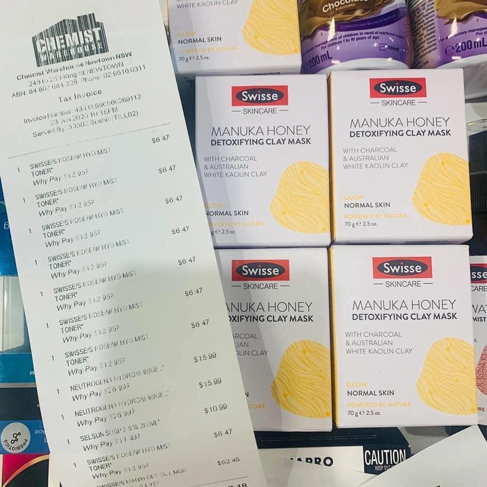 Mặt nạ đất sét Swisse Manuka Honey Clay Mask