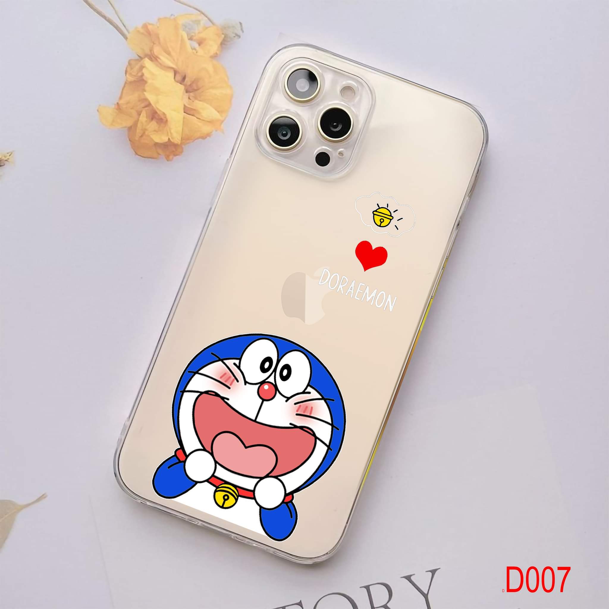 Ốp lưng dẻo in hình doremon cho đt Iphone