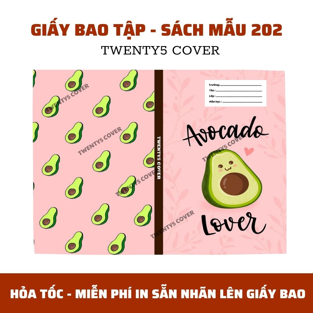 GIẤY BAO TẬP - SGK MẪU 200 - 209 [ MIỄN PHÍ IN NHÃN BASIC TRÊN GIẤY BAO - CHẤT GIẤY DÀY BÓNG ]