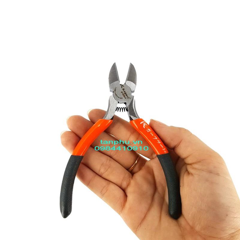 [HCM]Kềm mỏ cắt Kapusi 5 XÁM cam kapusi