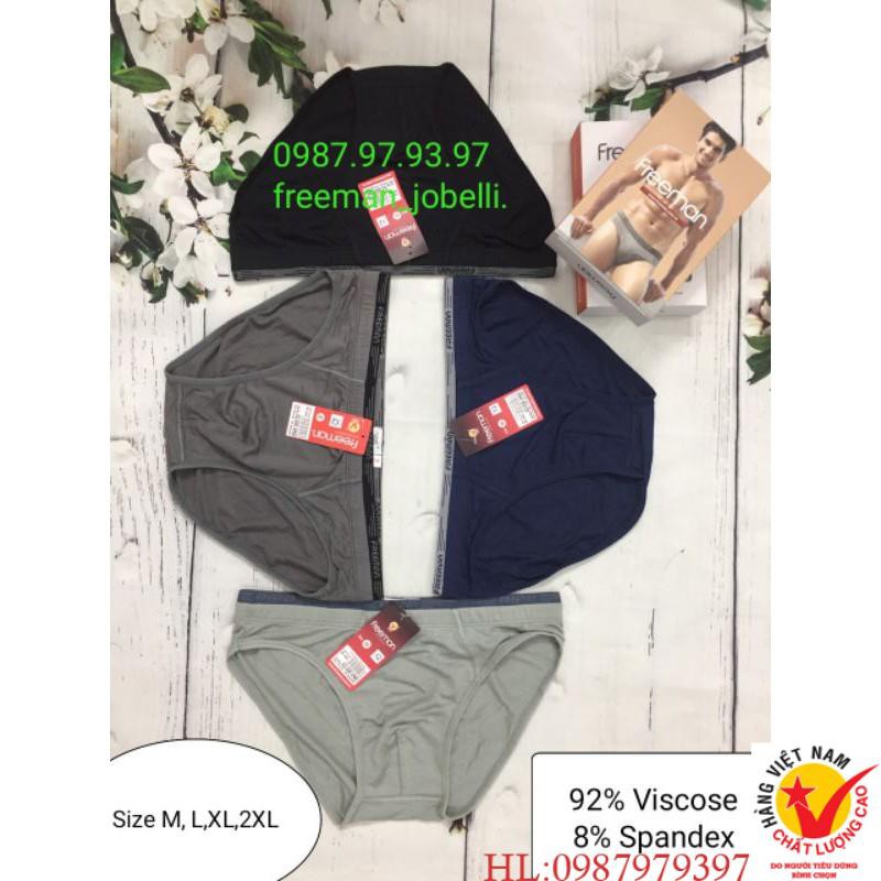 Quần xì nam cotton lụa Freeman 6043