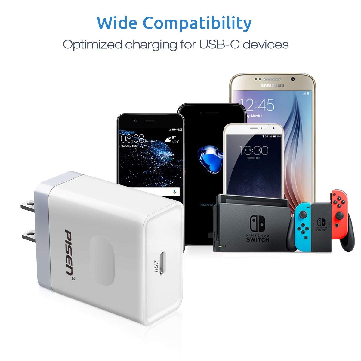 Củ sạc Type-C PD Wall Charger 18W - hàng chính hãng