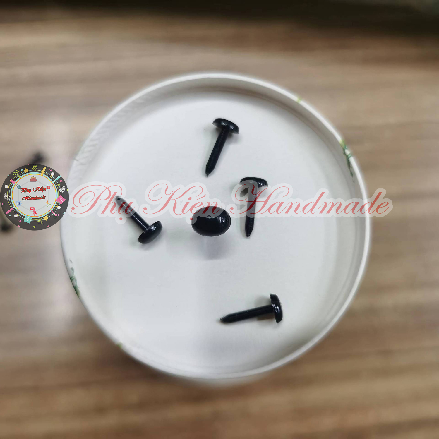 Mắt đinh oval làm thú bông handmade size nhỏ