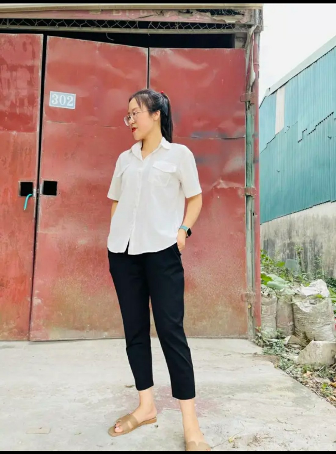 ( Hàng Cao Cấp) Quần baggy chất umi cạp chun tôn dáng M40