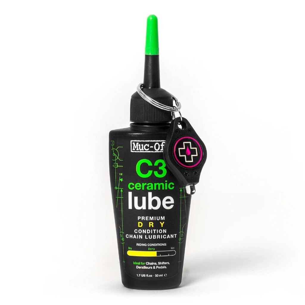 Nhớt xe đạp muc off c3 ceramic lube dry 50ml chính hãng
