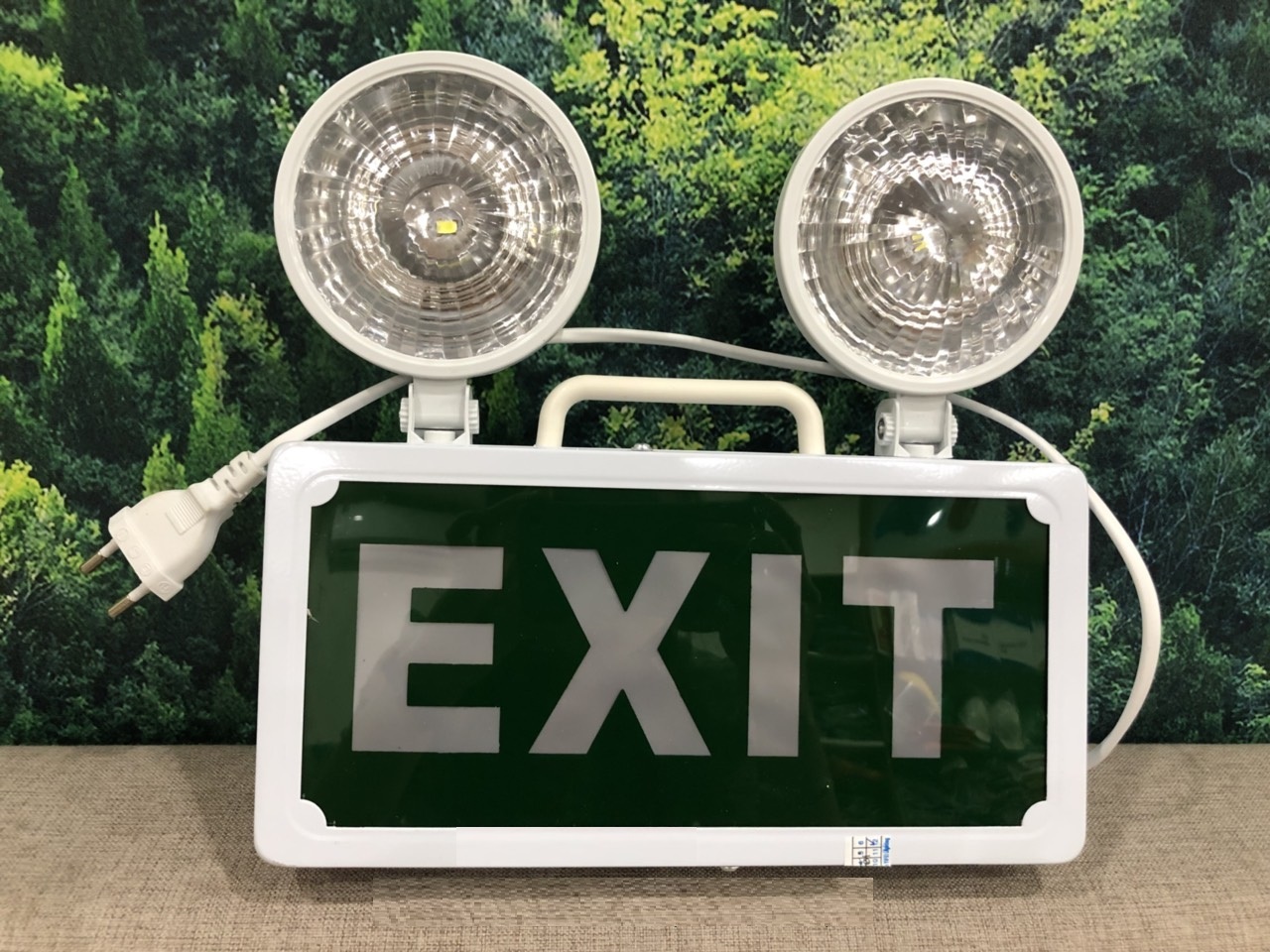 [HCM]Đèn Exit mắt ếch Sự Cố Khẩn Cấp Chiếu Sáng Kết Hợp Biển Chỉ Dẫn Thoát Nạn, ĐÈN SỰ CỐ KẾT HỢP EXIT 2IN1 .Đèn cảnh báo sự cố kết hợp đèn exit chỉ xuống cầu thang.