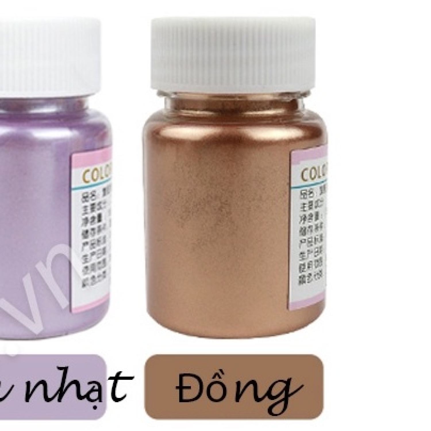 Màu nhũ bột thực phẩm trang trí bánh