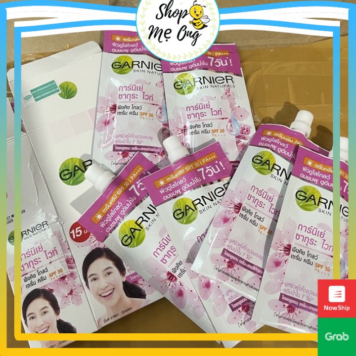 [Chính Hãng 100%] Hộp 6 gói Garnier HỒNG dưỡng da