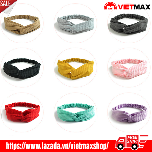 [HOTTREND] Băng Đô Headband Cài Tóc Đan Chéo Giá Rẻ Cho Nữ