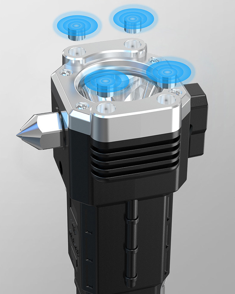 Búa Đèn Pin LED 4in1 Đa Năng Torch đa năng