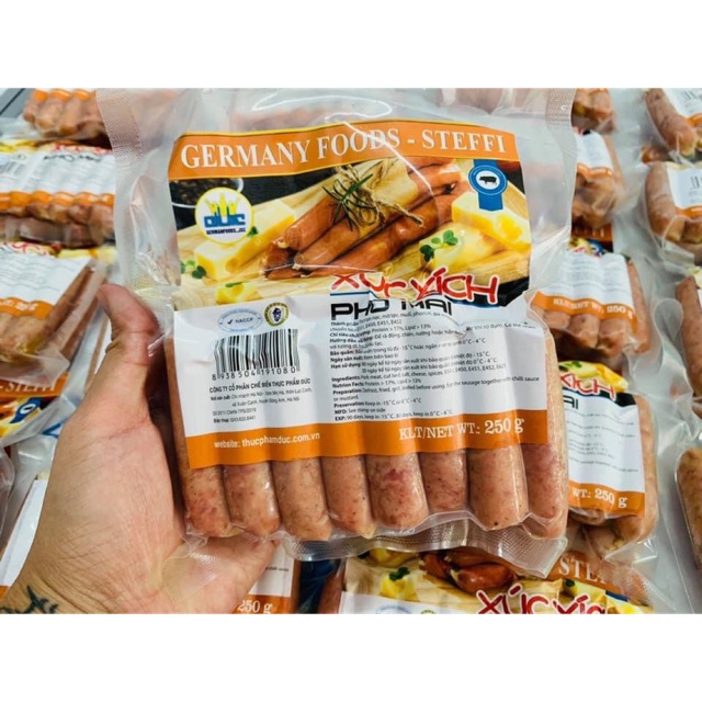Xúc Xích Phô Mai Đức STEFFI 250G