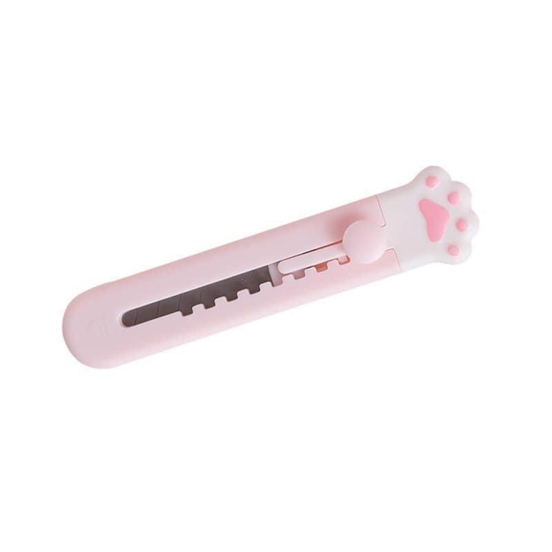 Dao Rọc Giấy Mini Cute Hình Chân Mèo