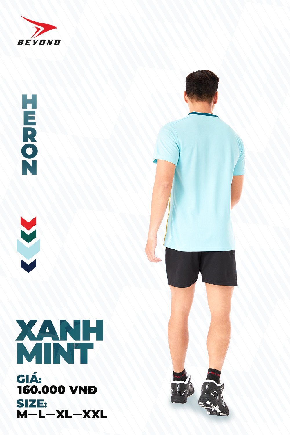 Bộ quần áo bóng chuyền nam Heron