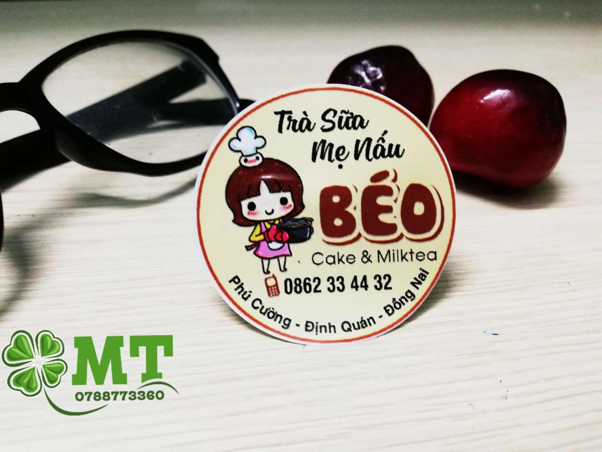 Tem nhãn đồ ăn vặt