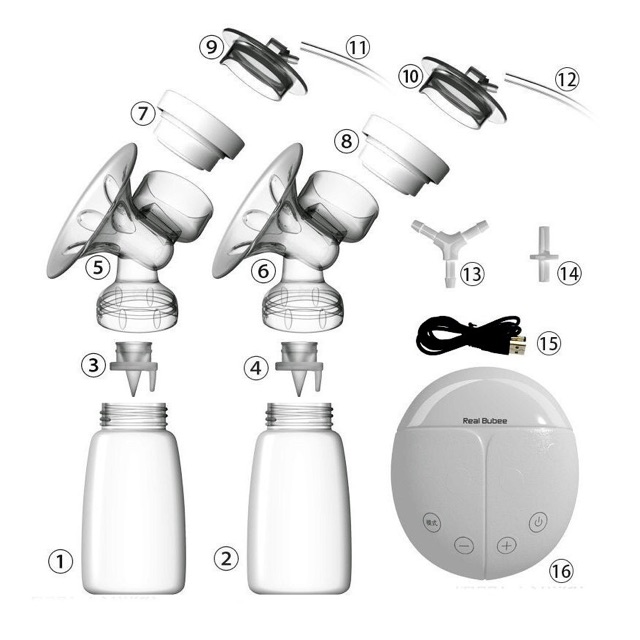 Van chân không(van 1 chiều) máy hút sữa Real Bubee (phụ kiện số 3 -4)