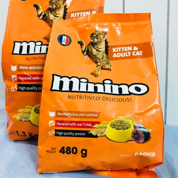 Hạt Minino Cho Mèo Mọi Lứa Tuổi Vị Cá Ngừ