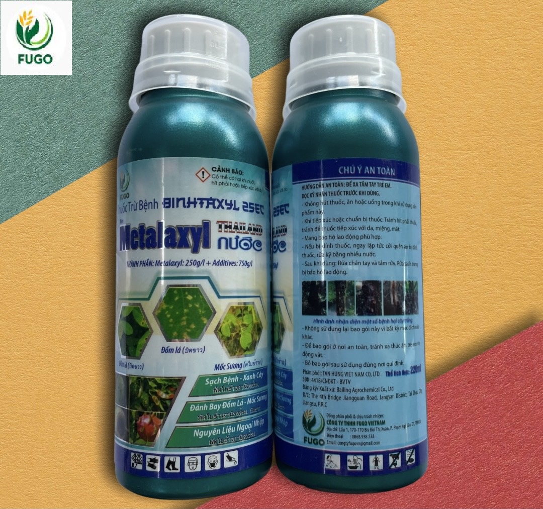 Thuốc trừ bệnh Metalaxyl (Binhtaxyl 25EC)