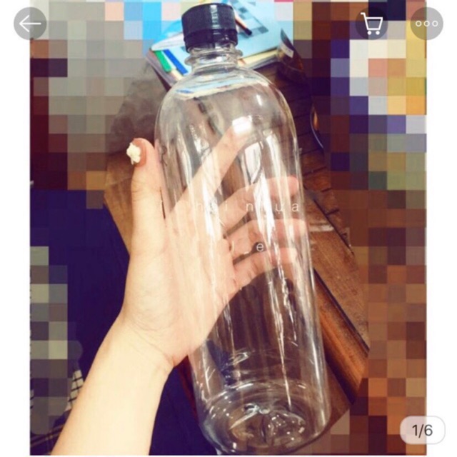 100 chai nhựa tròn 1 lít