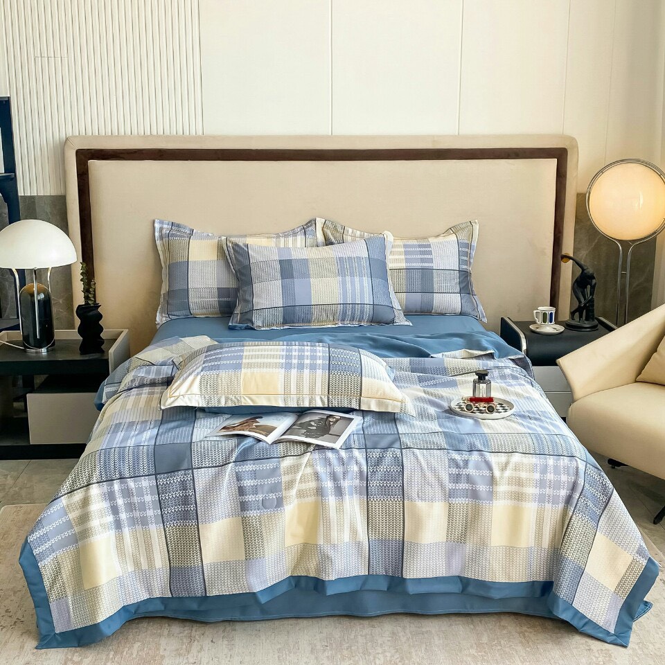 Chăn hè chăn lụa lạnh tencel kích 2m x2m3 mẫu mới hàng cao cấp
