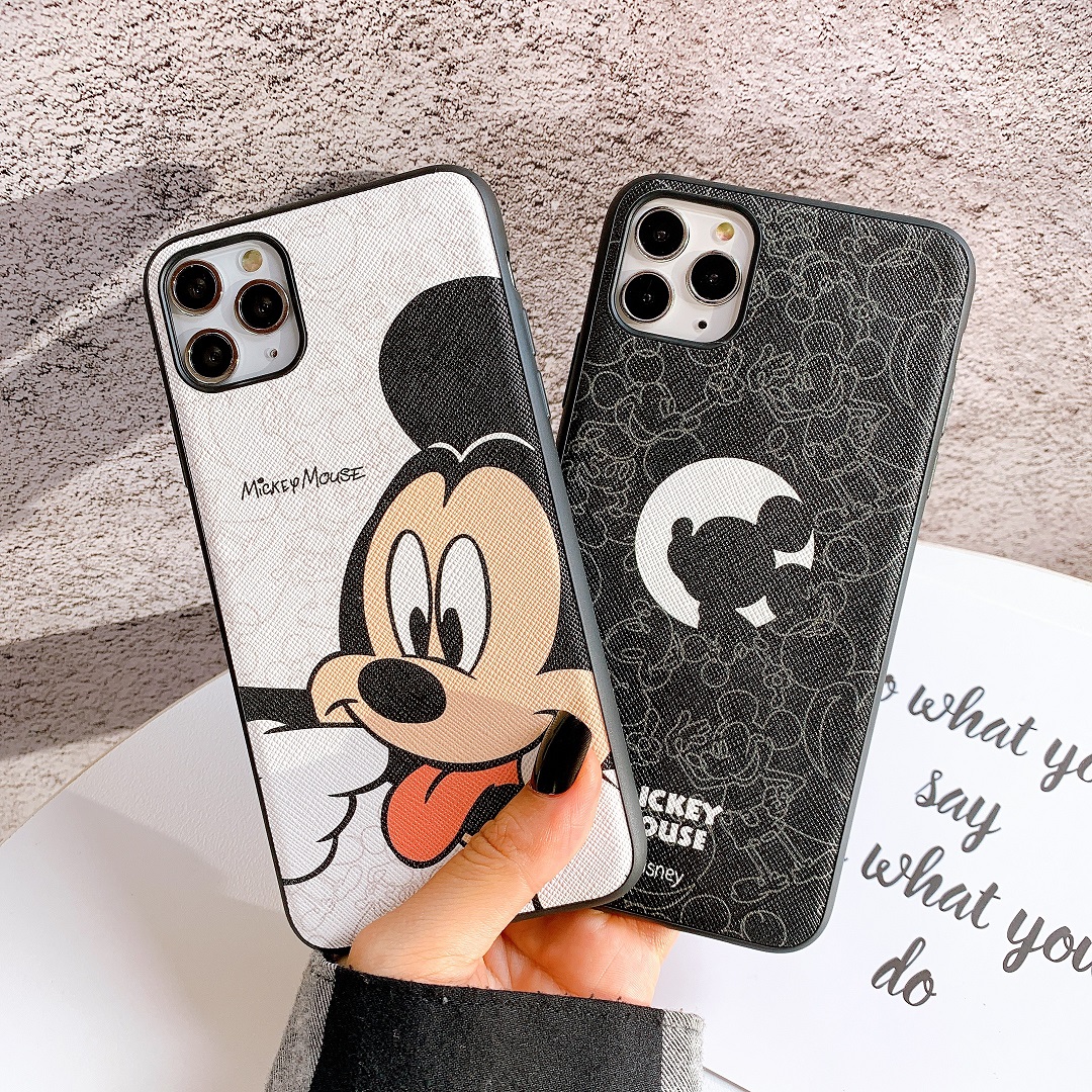 Ốp Lưng Da IMD Họa Tiết Mickey Mouse