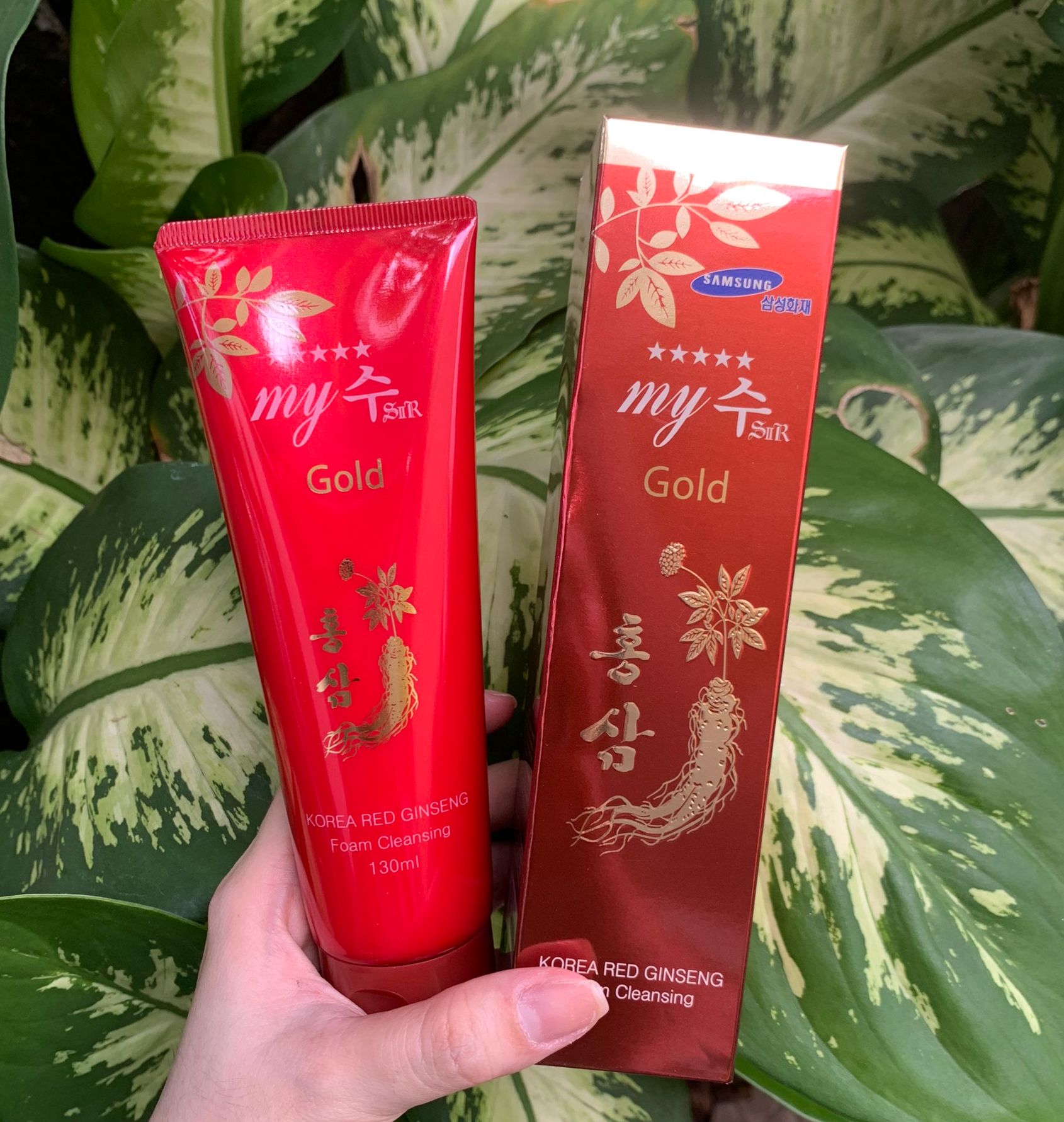My Gold Red Ginseng Facial Cleanser 130ml