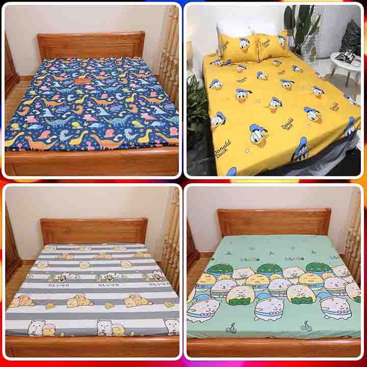 [HCM] GRA CHỐNG THẤM CHO BÉ 100% COTTON THOÁNG MÁT SIZE 1m8x2mx10cm (GIAO MÀU NGẪU NHIÊN)