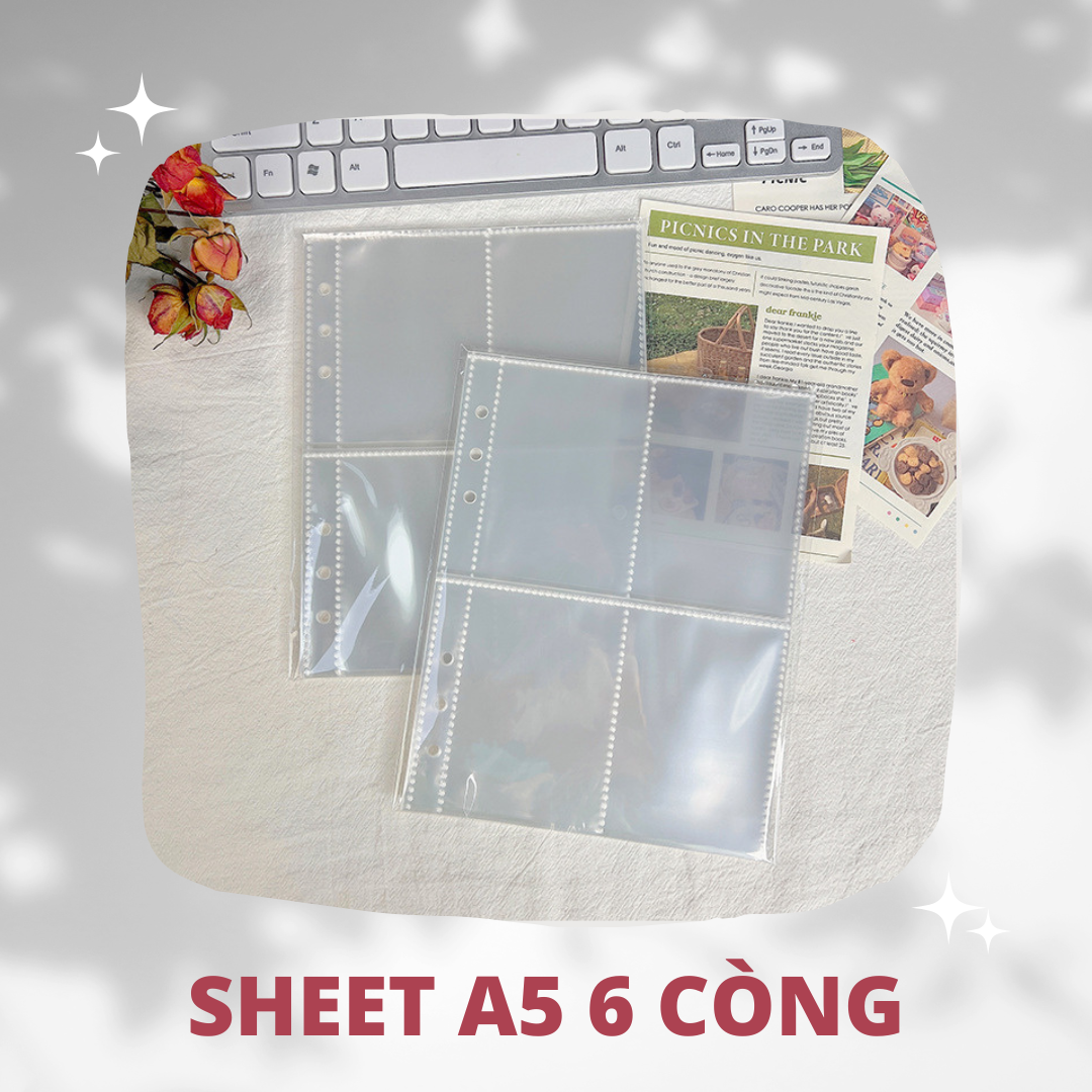 Sheet A5 For 6Rings Binder