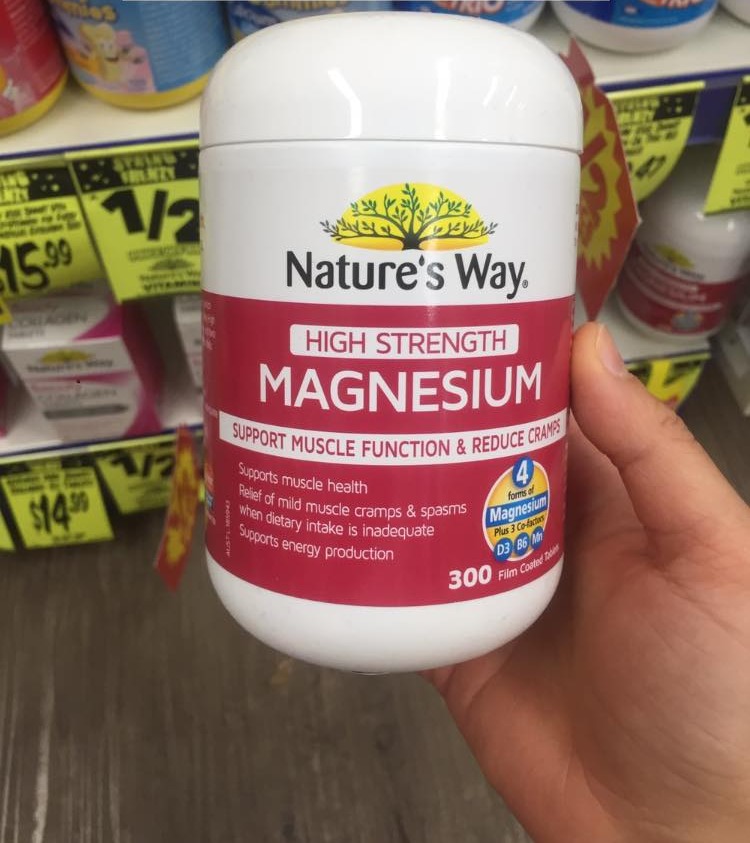 Nature's Way High Strength Magnesium 600mg 300 Tablets